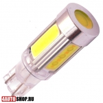   Светодиодная автолампа W5W 5 LED COB (2шт.)