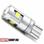  DLED Автолампа светодиодная T10 - W5W - 5 SMD 3030 (2шт.)